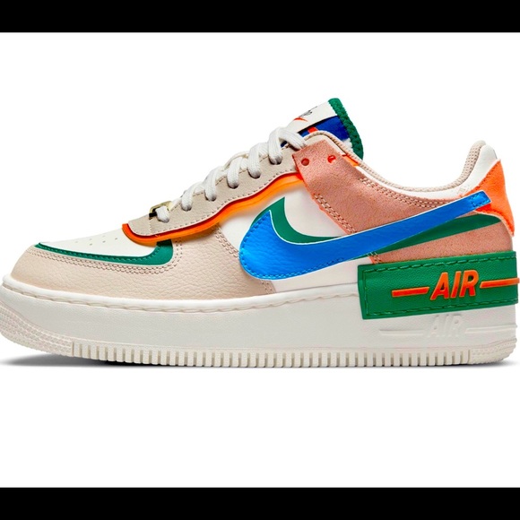 nike air force 1 shadow sail signal blue